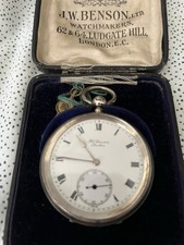 JW Benson Solid silver Pocket