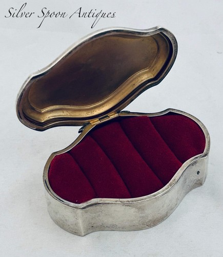 English sterling ring box