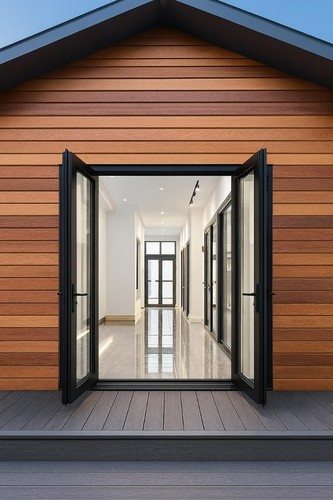 Aluminium double french - aluminium, doors