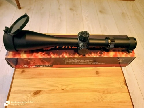 Fire wolf rifle - fire, scope