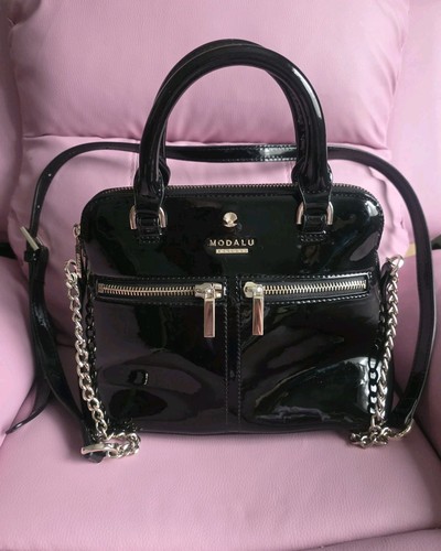 Modalu black patent pippa mini - modalu,
