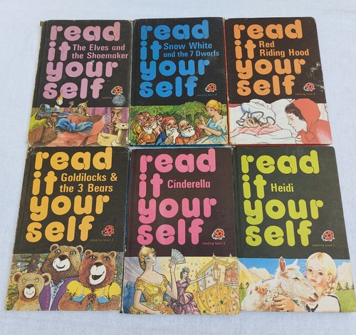 Vtg ladybird books - 6, it