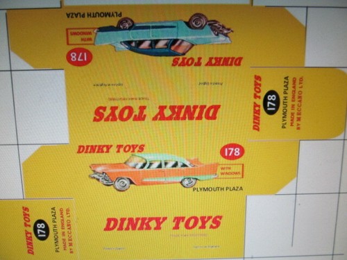 Reproduction dinky plymouth - reproduction,