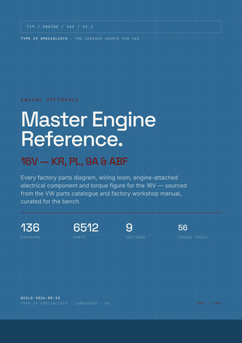 16v master engine reference - vw,