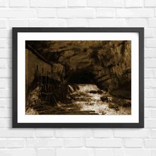 Old Mill and Waterfall in