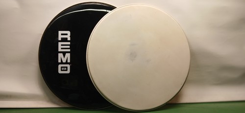 Pair bass drum heads - bass,