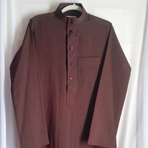 Rawah men brown thobe - al, men's
