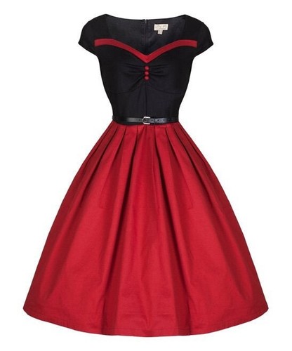 New lindy bop rita dress - rita, black