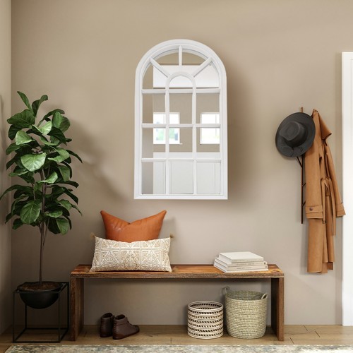 Window style mirror - mirror, white