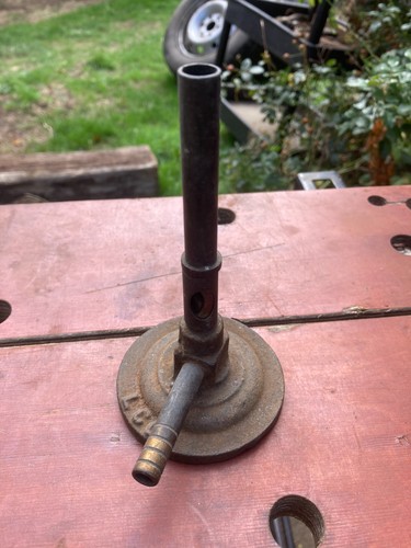 Vintage cast metal - metal, bunsen