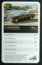 1 x info card Jaguar car XJ6