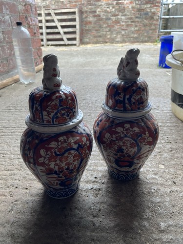 Pair antique ginger - pair, or