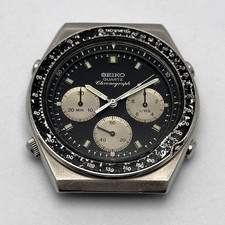 Seiko 7A28-703B Chronograph Reverse Panda Vintage Watch For Parts