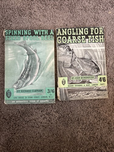 Vintage fishing books - fishing,