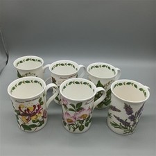 Crown Trent China Floral Mug Set x6