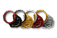Cnc Transparent Cover Oil Clutch Ducati Monster 796 2010-2014 Silver/Gold
