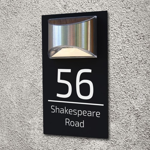 Personalised house number - personalised,