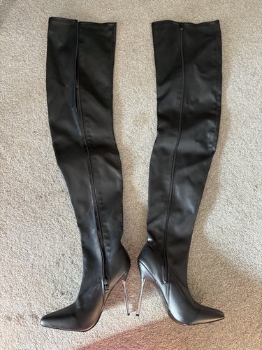 Erogance thigh high leather - erogance,