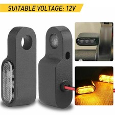2x Motorcycle Bulb Amber Turn Signal Indicators Light Universal For Honda Yamaha