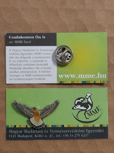 Mme kestrel charity pin badge - charity,