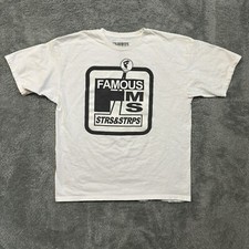 Famous Stars & Straps Mens Doin The Damn Thing Short Sleeve Tshirt 2000s Size XL