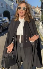 ZARA RARE MILITARY WOOL BLACK