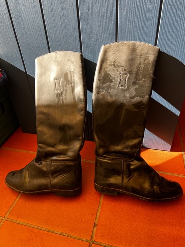 Vintage ladies black leather - ladies,