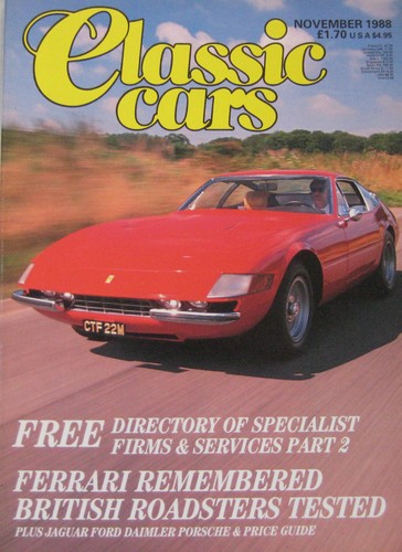 Classic cars november - classic, 1988