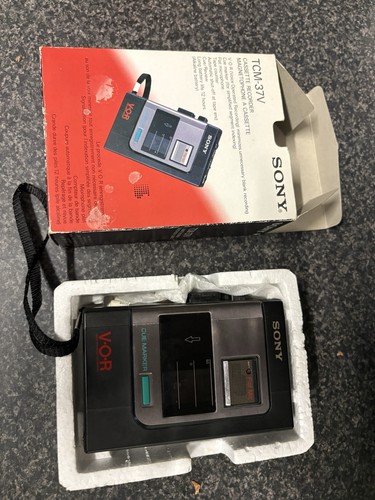 Sony tcm 37v - sony, microcassette