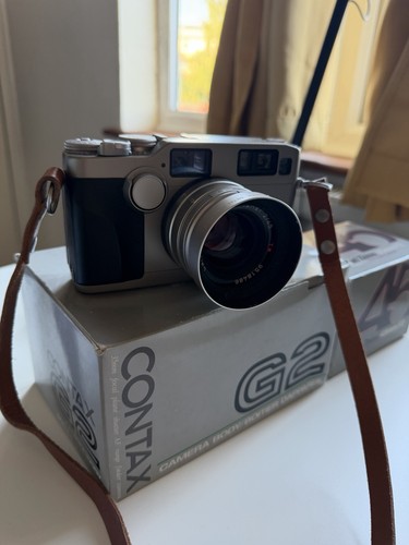 Contax silver rangefinder - g2,