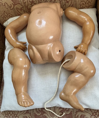 Antique celluloid dolls body - antique,