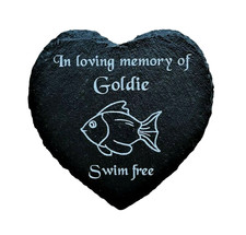 Personalised Slate Stone Heart