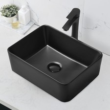 Black Ceramic Counter Top Sink