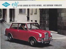 Catalogue Riley Elf brochure 12/1966 Belgium in French
