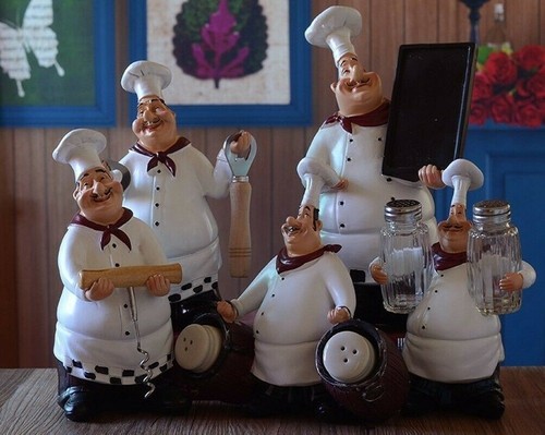 Resin chef figurine - chef, figure