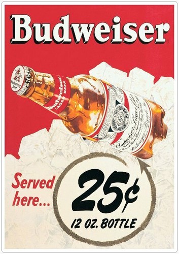 Budweiser retro lager bitter - retro,