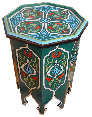 Moroccan handmade wood table - handmade,