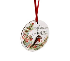 Robin Gift Remembrance Hanging