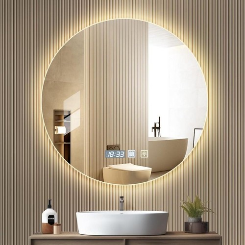 Illuminated bathroom mirror - illuminated,