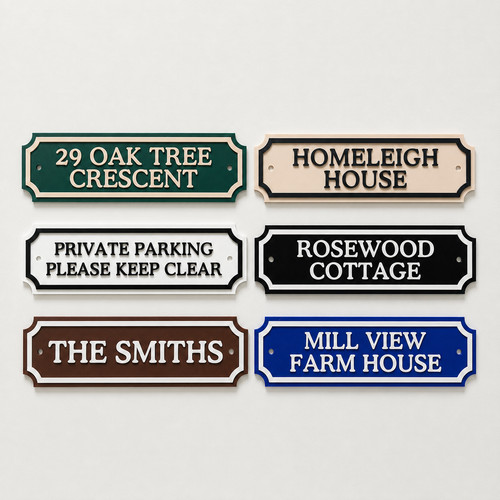 Personalised text sign - personalised,