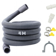 4M Waste Water Drain Hose Extension Tube Kit Universal for Dishwasher Washing