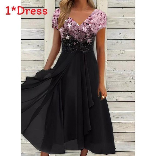 Classic summer floral chiffon - floral,