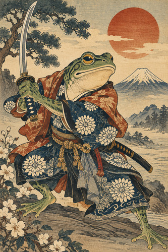 Matsumoto hoji frog - hoji, art