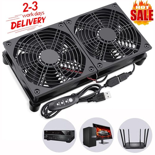 Dual cooling fan adjustable - cooling,