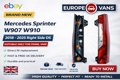 Sprinter rear light - rear,
