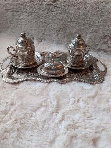 Silver plate tea coffee - set, w/