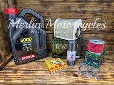 YAMAHA XJR1300 1999 - 2006 MOTUL 5000 10w40 FULL SERVICE KIT inc SUMP WASHER