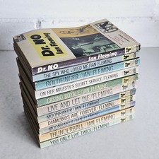 x11 James Bond PAN Paperback