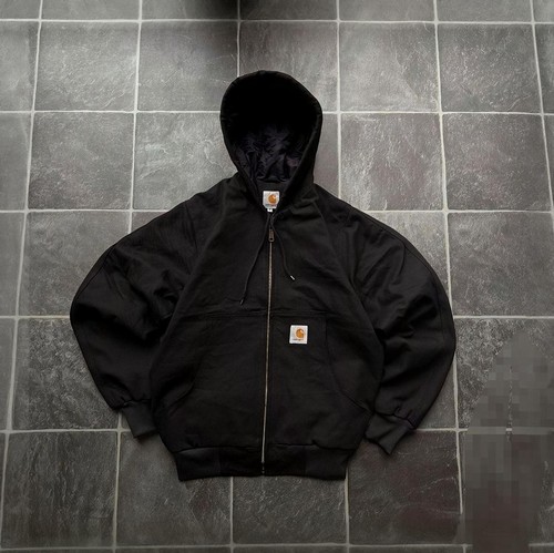 Black carhartt hooded - carhartt, jacket