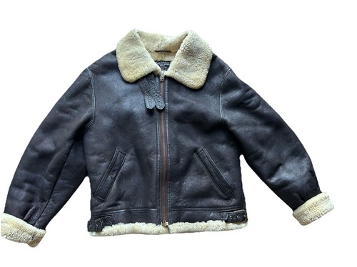 Real sheepskin jacket aviator - real,